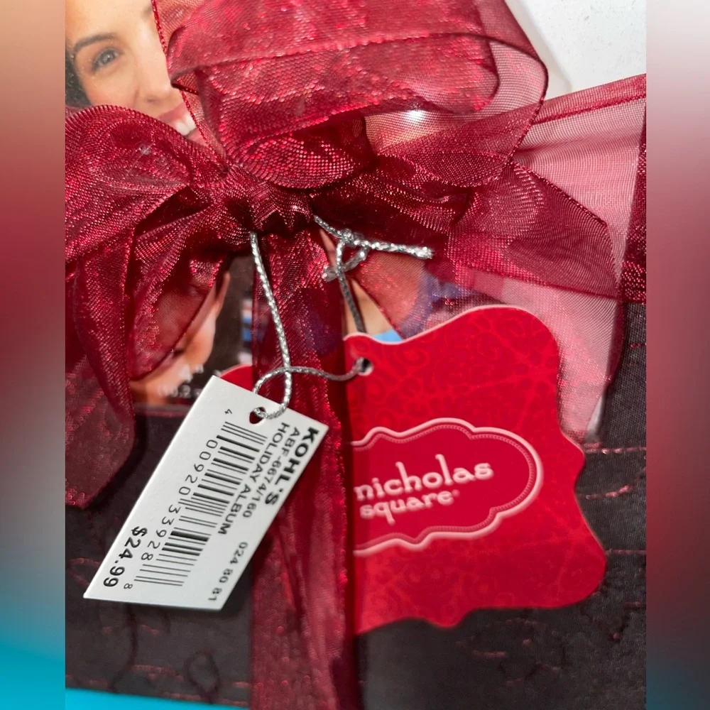 🍷NWT Kohl's Burgundy Fabric Photo Albums